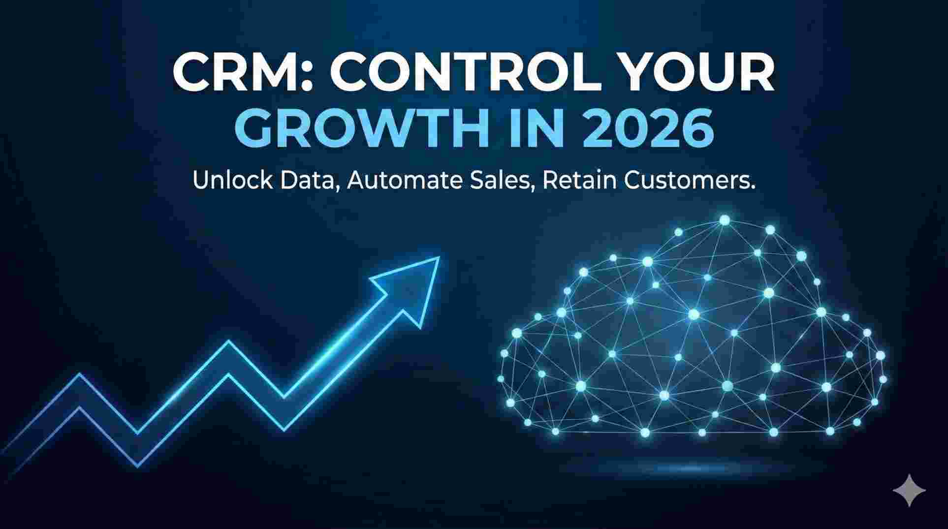 CRM sales growth and customer retention illustration for 2026, showing predictive analytics graph and automated lead nurturing network CRM sales growth and customer retention illustration for 2026, showing predictive analytics graph and automated lead nurturing network