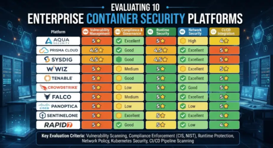Architecture Analysis: Evaluating 10 Enterprise Container Security Platforms