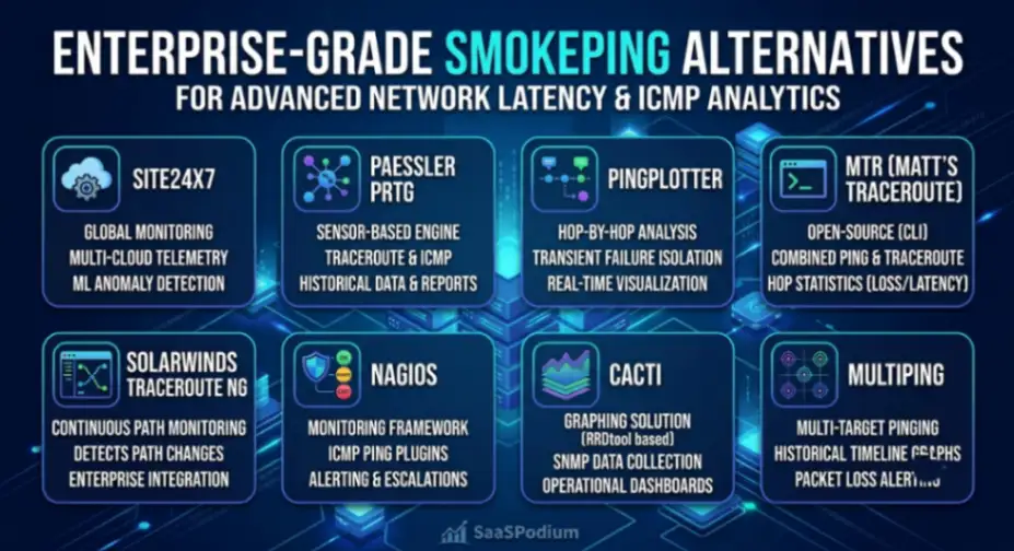 Enterprise-Grade SmokePing Alternatives for Advanced Network Latency & ICMP Analytics