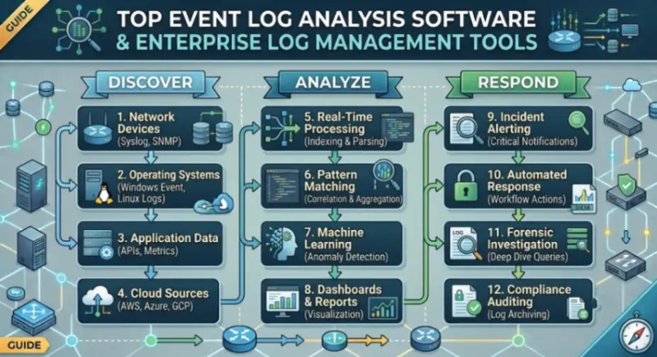 Top Event Log Analysis Software & Enterprise Log Management Tools