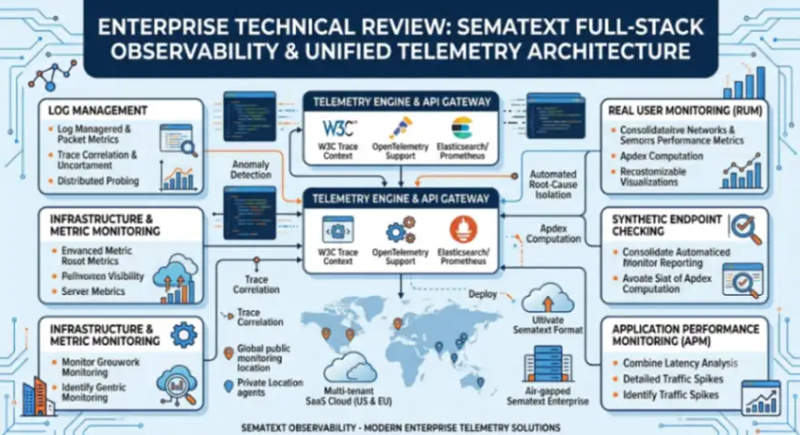 Enterprise Technical Review: Sematext Full-Stack Observability & Unified Telemetry Architecture Enterprise Technical Review: Sematext Full-Stack Observability & Unified Telemetry Architecture
