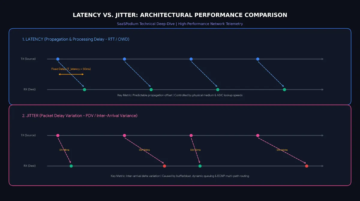 Architectural Comparison: Latency vs. Jitter in High-Performance Networks Architectural Comparison: Latency vs. Jitter in High-Performance Networks
