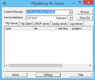 TFTPD64 Server
