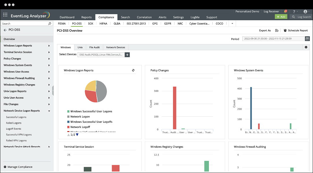 ManageEngine EventLog Analyzer