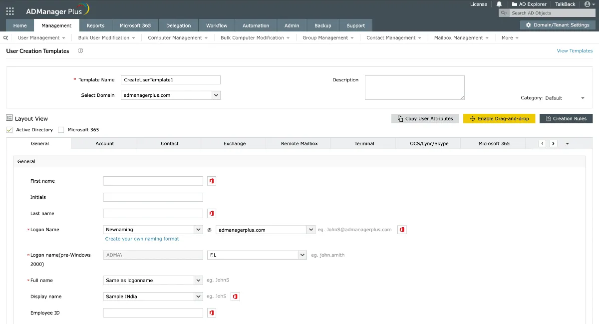 ManageEngine ADManager Plus