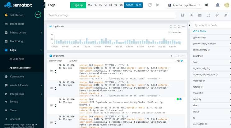Sematext Logs