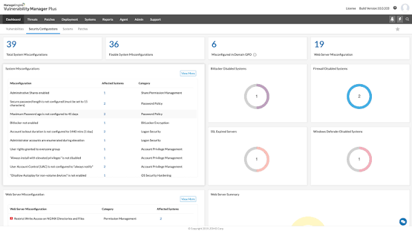 ManageEngine Vulnerability Manager Plus