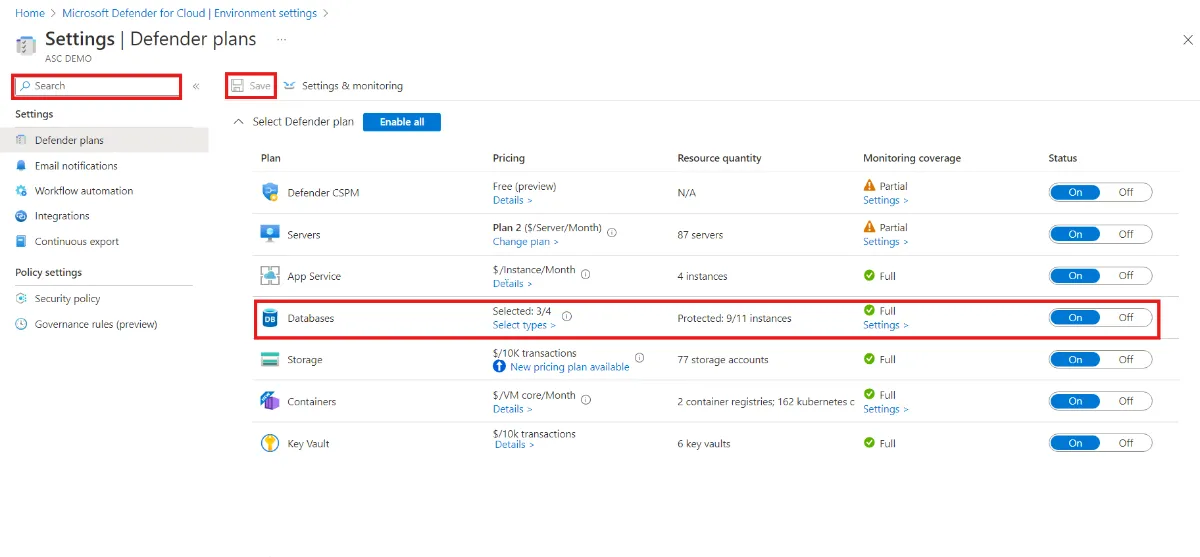 Microsoft Defender for SQL