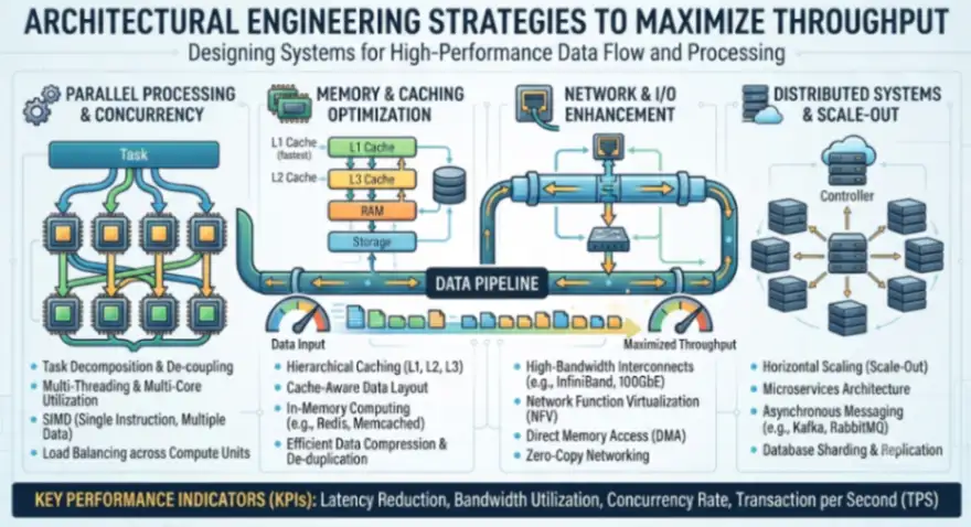 Architectural Engineering Strategies to Maximize Throughput